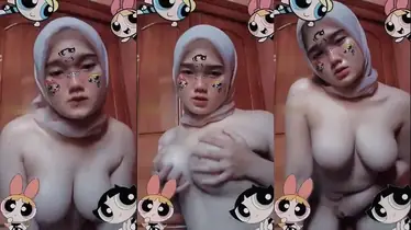 ABG Berhijab Diremas Keras Nangis Keenakan